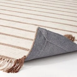 Handwoven Plaid Flat Weave Area Rug Cream/Brown - Threshold™ Designed With Studio McGee -Threshold GUEST 037f26b7 b72c 447c 817c 34a6085f40ea