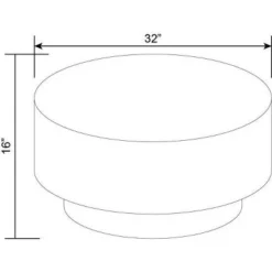 32" Arbon Coffee Table - Threshold™ Designed With Studio McGee -Threshold GUEST 03995212 85c9 4e25 ab1d 09fcd6379c00