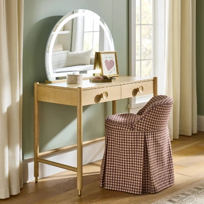 Vanity With Light Up Mirror And Power Strip - Threshold™ Designed With Studio McGee 3 Vanity With Light Up Mirror And Power Strip - Threshold™ Designed With Studio McGee