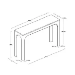 Thetford Console Table Gray - Threshold™ Designed With Studio McGee 13 Thetford Console Table Gray - Threshold™ Designed With Studio McGee -Threshold GUEST 094e781e 9ba9 4573 90e2 20870689eed5