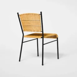 2pk Woven Metal Dining Chair - Threshold™ Designed With Studio McGee -Threshold GUEST 10156532 4fe6 4b3e a8e4 4621c787e83c