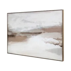 58" X 38" Abstract Horizon Framed Wall Canvas - Threshold™ Designed With Studio McGee