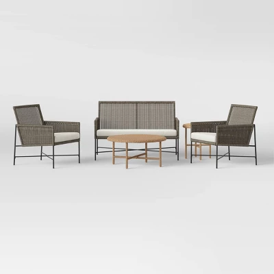 Tucker Deep Seating Patio Set - Threshold™ Designed With Studio McGee 3 Tucker Deep Seating Patio Set - Threshold™ Designed With Studio McGee