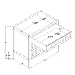 Springville 3 Drawer Nightstand White - Threshold™ Designed With Studio McGee -Threshold GUEST 1f01fd2b a8bf 4ec8 a99b d1d0f20bd4fd