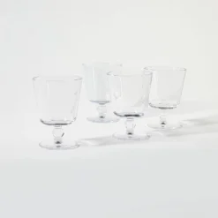 4pc Glass Drinkware Set Clear - Threshold™ Designed With Studio McGee: Wine Goblet Glasses, Dishwasher-Safe, Lead-Free 7 4pc Glass Drinkware Set Clear - Threshold™ Designed With Studio McGee: Wine Goblet Glasses, Dishwasher-Safe, Lead-Free -Threshold GUEST 2029c298 c8b4 4154 b2f2 1ee55b8b83db