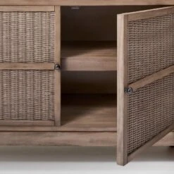 Brandeis Woven TV Stand For TVs Up To 60" Brown - Threshold™ Designed With Studio McGee 11 Brandeis Woven TV Stand For TVs Up To 60" Brown - Threshold™ Designed With Studio McGee -Threshold GUEST 207e0e77 d234 4ee8 8261 19fba8aebd36