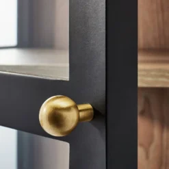 30" Crystal Cove Glass Cabinet Black - Threshold™ Designed With Studio McGee -Threshold GUEST 26fa73ea e496 41cb a096 0f669cdcbb99 1