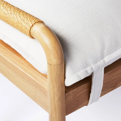 Ventura Pillow Top Bench Natural - Threshold™ Designed With Studio McGe Assembly Required 5 Ventura Pillow Top Bench Natural - Threshold™ Designed With Studio McGe Assembly Required - Image 3
