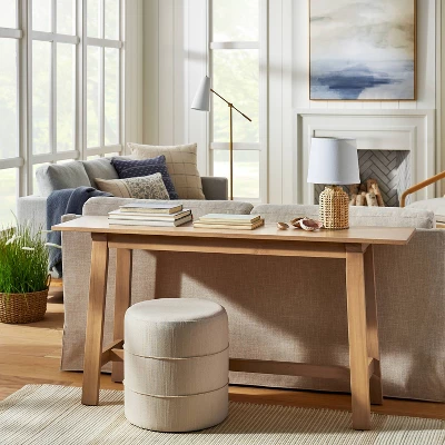 Catalina Round Ottoman - Threshold™ Designed With Studio McGee 4 Catalina Round Ottoman - Threshold™ Designed With Studio McGee - Image 2