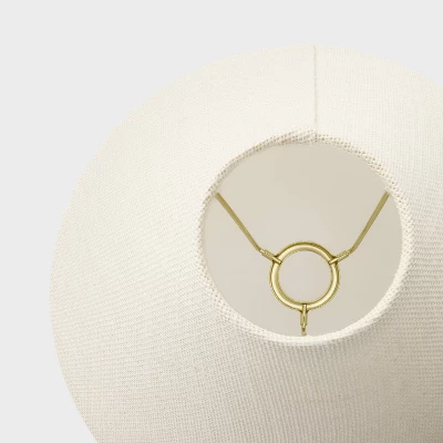 Burlap Tapered Lamp Shade Brown - Threshold™ Designed With Studio McGee 5 Burlap Tapered Lamp Shade Brown - Threshold™ Designed With Studio McGee - Image 3