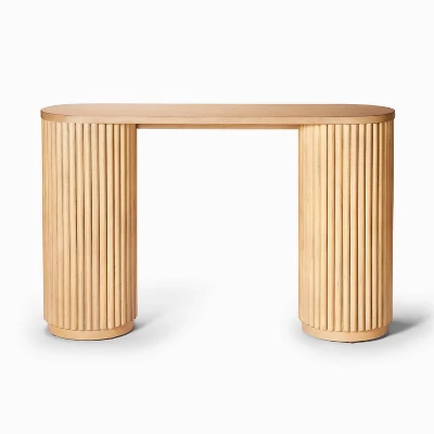 Dowel Console Table Natural - Threshold™ Designed With Studio McGee 4 Dowel Console Table Natural - Threshold™ Designed With Studio McGee - Image 2