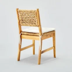 2pk Temescal Valley Wood And Woven Dining Chairs With Cushion Cream - Threshold™ Designed With Studio McGee -Threshold GUEST 38d690c4 7a20 4fcd 9fd7 68f7f98e23c3
