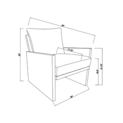 Duchesne Wood Accent Chair With Upholstered Seat And Back Cream - Threshold™ Designed With Studio McGee -Threshold GUEST 3a353703 f817 4727 9d6d 17a0d88a2123