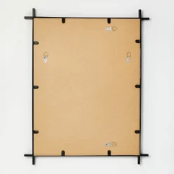 24" X 30" Cross Corner Metal Wall Mirror Black - Threshold™ Designed With Studio McGee -Threshold GUEST 3a7227c8 7c5a 48b7 866e 7cd33b9beaf6