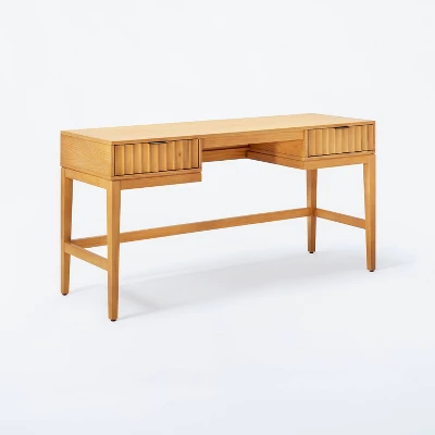 Thousand Oaks Wood Scalloped Desk - Threshold™ Designed With Studio McGee 12 Thousand Oaks Wood Scalloped Desk - Threshold™ Designed With Studio McGee - Image 10