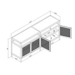 Springville Caned Door TV Stand - Threshold™ Designed With Studio McGee 15 Springville Caned Door TV Stand - Threshold™ Designed With Studio McGee -Threshold GUEST 4767db1b 9dbf 4d97 9af5 725f225f4811