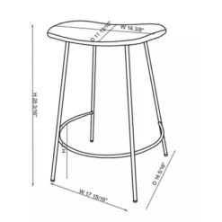 Clarkston Metal Counter Height Barstool With Upholstered Seat - Threshold™ Designed With Studio McGee 17 Clarkston Metal Counter Height Barstool With Upholstered Seat - Threshold™ Designed With Studio McGee -Threshold GUEST 4885107a 6772 41f5 9ad6 fc0ad1308044
