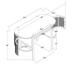 Portola Hills Caned Desk - Threshold™ Designed With Studio McGee -Threshold GUEST 4a5fa6fc a507 4cf2 b059 0aaf11ed87ae