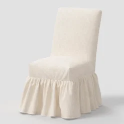 Ruffled Slipcover Dining Chair - Threshold™ Designed With Studio McGee 27 Ruffled Slipcover Dining Chair - Threshold™ Designed With Studio McGee -Threshold GUEST 4bcc6bc3 9968 4bd9 ab1d 7a2d5b5ef5f0