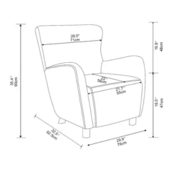 Kessler Wingback Faux Sherling Accent Chair Cream - Threshold™ Designed With Studio McGee 14 Kessler Wingback Faux Sherling Accent Chair Cream - Threshold™ Designed With Studio McGee -Threshold GUEST 4c51f9cd e87e 4874 8672 f098ed2266be