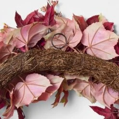 30" XL Mixed Leaf Artificial Wreath Red - Threshold™ Designed With Studio McGee 7 30" XL Mixed Leaf Artificial Wreath Red - Threshold™ Designed With Studio McGee -Threshold GUEST 4c541b04 5533 4f0c 8800 62390d33edfe