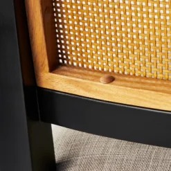 Oak Park Cane Dining Chair Black - Threshold™ Designed With Studio McGee -Threshold GUEST 4ca1798d 6731 4e02 845c cc860fdce5f8