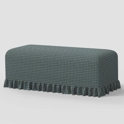 Ruffle Slipcover Dining Bench - Threshold™ Designed With Studio McGee 16 Ruffle Slipcover Dining Bench - Threshold™ Designed With Studio McGee - Image 14