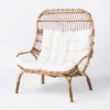 Wicker & Metal Outdoor Patio Chair, Egg Chair Natural - Threshold™ Designed With Studio McGee 1 Wicker & Metal Outdoor Patio Chair, Egg Chair Natural - Threshold™ Designed With Studio McGee -Threshold GUEST 563d0245 b681 46de b4bf d455c8c4ac02