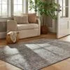 Persian Printed Poly/Wool Handmade Tufted Area Rug Blue/Brown - Threshold™ Designed With Studio McGee -Threshold GUEST 56d587cd 26b5 40e1 9c52 1aa97f63777f