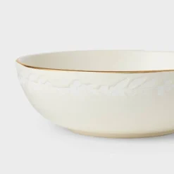 Stoneware Serving Bowl Snowfall White - Threshold™ Designed With Studio McGee: Round, 12" Decorative & Fruit Bowl -Threshold GUEST 5974c357 2890 4256 b796 f1b65e79d1fb