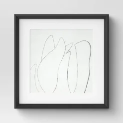 (Set Of 2) 24" X 24" Sketch Art Print Black/White - Threshold™ Designed With Studio McGee -Threshold GUEST 5aba794c d263 46d0 9f3c 47c746ed491a