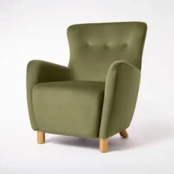 Kessler Wingback Accent Chair Velvet - Threshold™ Designed With Studio McGee 15 Kessler Wingback Accent Chair Velvet - Threshold™ Designed With Studio McGee -Threshold GUEST 5ca7e483 c46e 4eca 92d8 d4073dc6f749
