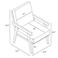 Grantsville Wood Frame Accent Chair With Grid Back - Threshold™ Designed With Studio McGee 13 Grantsville Wood Frame Accent Chair With Grid Back - Threshold™ Designed With Studio McGee -Threshold GUEST 63af688c c6d7 4926 8635 a7774e315ee8