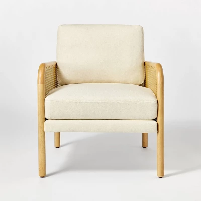 Cane Accent Chair Cream - Threshold™ Designed With Studio McGee 4 Cane Accent Chair Cream - Threshold™ Designed With Studio McGee - Image 2