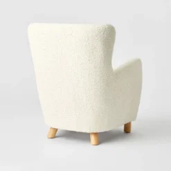 Kessler Wingback Faux Sherling Accent Chair Cream - Threshold™ Designed With Studio McGee 11 Kessler Wingback Faux Sherling Accent Chair Cream - Threshold™ Designed With Studio McGee -Threshold GUEST 68e4f7d2 06d7 4346 a79c 29467f3335bf