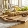 Large Handled Serving Board Brown - Threshold™ Designed With Studio McGee: Rubberwood Charcuterie Tray, 22" Rectangle 2 Large Handled Serving Board Brown - Threshold™ Designed With Studio McGee: Rubberwood Charcuterie Tray, 22" Rectangle -Threshold GUEST 68e6f5f8 d8b8 434d 8d36 648540ff98ba
