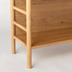 72" Holladay Curved Wooden Bookcase - Threshold™ Designed With Studio McGee -Threshold GUEST 68f47188 5121 4717 ac39 f4ceeabd4e01