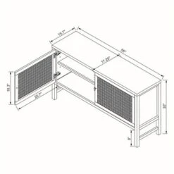Palmdale Woven Door Console Natural - Threshold™ Designed With Studio McGee -Threshold GUEST 6d225f38 58c8 4d6f a350 e4de6fff4cf2 1
