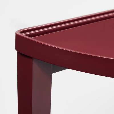 Console Table Lacquer Finish Dark Red - Threshold™ Designed With Studio McGee 5 Console Table Lacquer Finish Dark Red - Threshold™ Designed With Studio McGee - Image 3