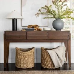 Herriman Wooden Console Table With Drawers - Threshold™ Designed With Studio McGee 21 Herriman Wooden Console Table With Drawers - Threshold™ Designed With Studio McGee -Threshold GUEST 7491f2e7 b080 4efd 9593 1885baa15e4a