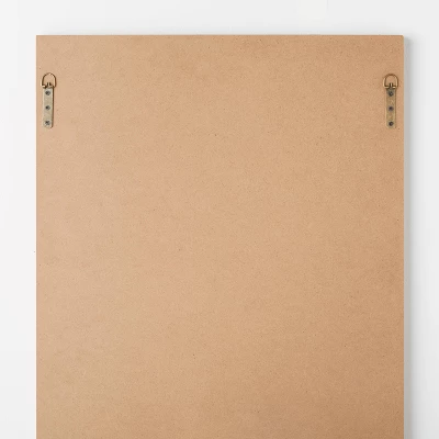 24" X 30" Woven Check Wall Mirror Natural - Threshold™ Designed With Studio McGee 5 24" X 30" Woven Check Wall Mirror Natural - Threshold™ Designed With Studio McGee - Image 3