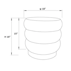 Clarkdale Channel Tufted Ottoman With Wood Base - Threshold™ Designed With Studio McGee -Threshold GUEST 7621a4fb 13fc 40b5 8a63 c059333f64cb