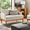 Howell Upholstered Loveseat With Wood Base Cream - Threshold™ Designed With Studio McGee 1 Howell Upholstered Loveseat With Wood Base Cream - Threshold™ Designed With Studio McGee -Threshold GUEST 7c4f19ef d71a 408e 9e45 fd477877a86d
