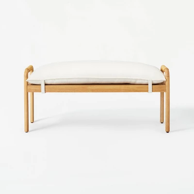 Ventura Pillow Top Bench Natural - Threshold™ Designed With Studio McGe Assembly Required 3 Ventura Pillow Top Bench Natural - Threshold™ Designed With Studio McGe Assembly Required