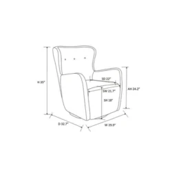 Kessler Swivel Accent Chair Cream Faux Shearling - Threshold™ Designed With Studio McGee: Luxury Glam Furniture, No Assembly Required -Threshold GUEST 80530324 39e7 4c41 ab48 849b15825d7c