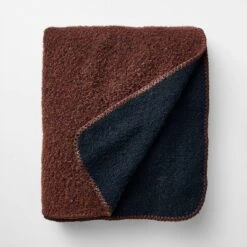 Asymmetric Colorblocked Boucle Throw Burgundy/Navy - Threshold™ Designed With Studio McGee 7 Asymmetric Colorblocked Boucle Throw Burgundy/Navy - Threshold™ Designed With Studio McGee -Threshold GUEST 8114a5de 14c0 4168 b396 06cdb50693e1