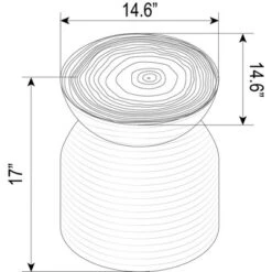 Grantsville Drum Accent Table Black - Threshold™ Designed With Studio McGee -Threshold GUEST 82f4aac6 8d31 4914 8f5f 47d6585c349c