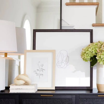 21.49" X 21.49" Matted To 5" X 7" Gallery Single Image Frame Black - Threshold™ Designed With Studio McGee 6 21.49" X 21.49" Matted To 5" X 7" Gallery Single Image Frame Black - Threshold™ Designed With Studio McGee - Image 4