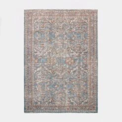 Persian Printed Poly/Wool Handmade Tufted Area Rug Blue/Brown - Threshold™ Designed With Studio McGee 11 Persian Printed Poly/Wool Handmade Tufted Area Rug Blue/Brown - Threshold™ Designed With Studio McGee -Threshold GUEST 88aaab64 e435 4794 89f5 f8ef3dc6c8f7