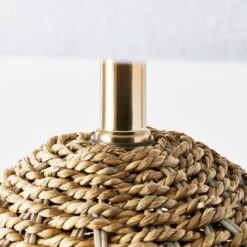 Large Seagrass Table Lamp (Includes LED Light Bulb) Natural - Threshold™ Designed With Studio McGee -Threshold GUEST 8910b0d9 dd14 4b6d 9a8c 4dbdb1950677